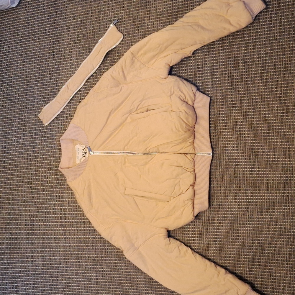 Pink XS Zara Bomber Jacket
